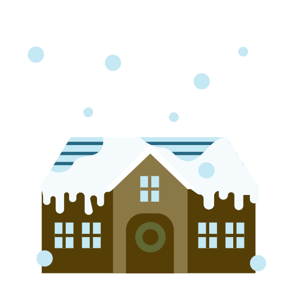 House Outdoot Snow Svg File