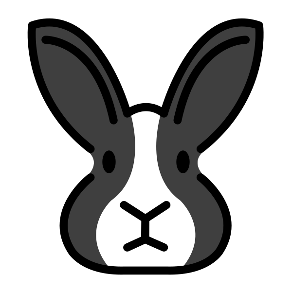 Rabbit Face Svg File
