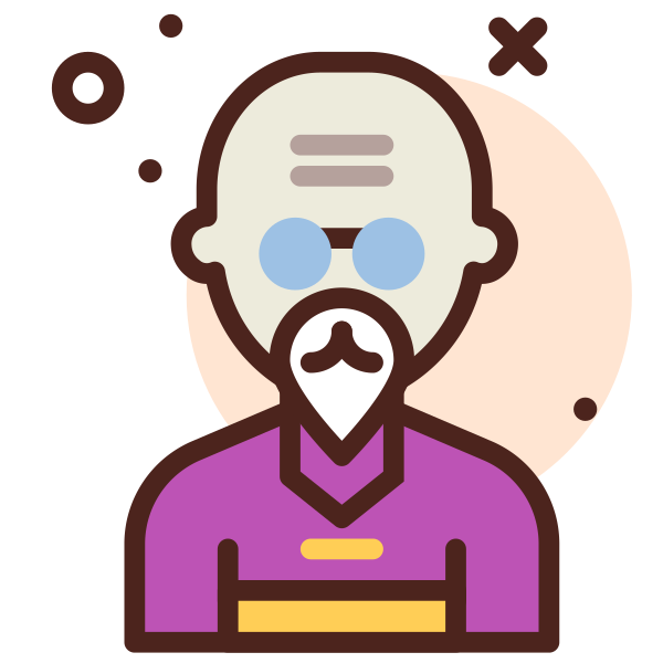 Old Man Chinese Svg File