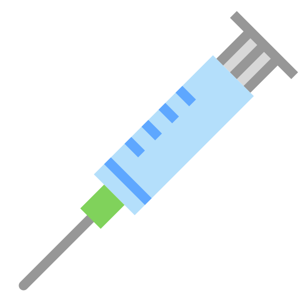 Syringe Blue Svg File