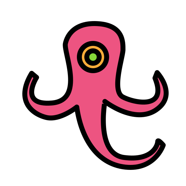 Animal Domestic Octopus 2 Svg File