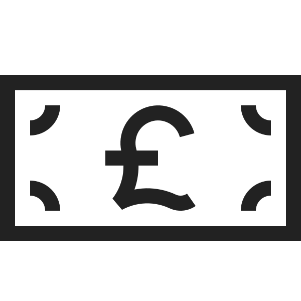 Banknote Gbp Money Currency Finance Payment Svg File