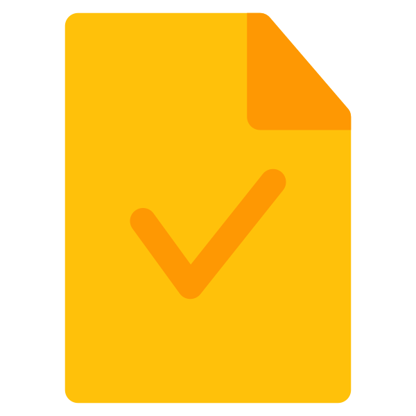 Check Confirm Document Svg File