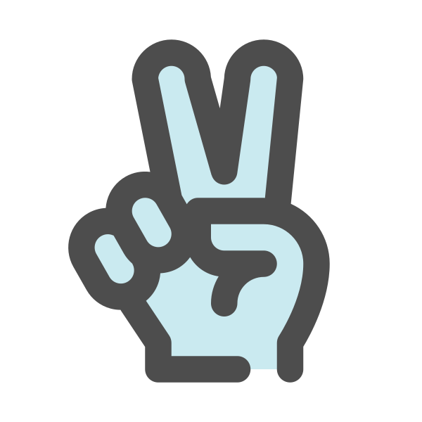 Peace Peace Finger Gesture Svg File