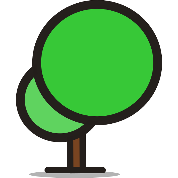 Forest Round Tree Tree Svg File