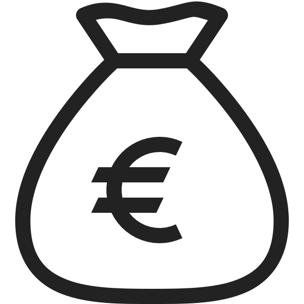Bag Euro Money Currency Finance Payment Svg File