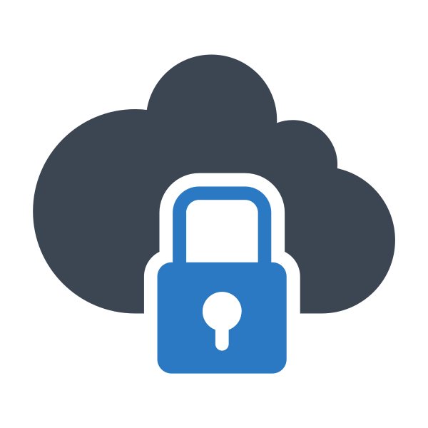 Cloud Lock Protect Svg File