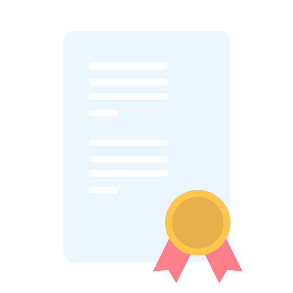 Certificate Degree Document Svg File