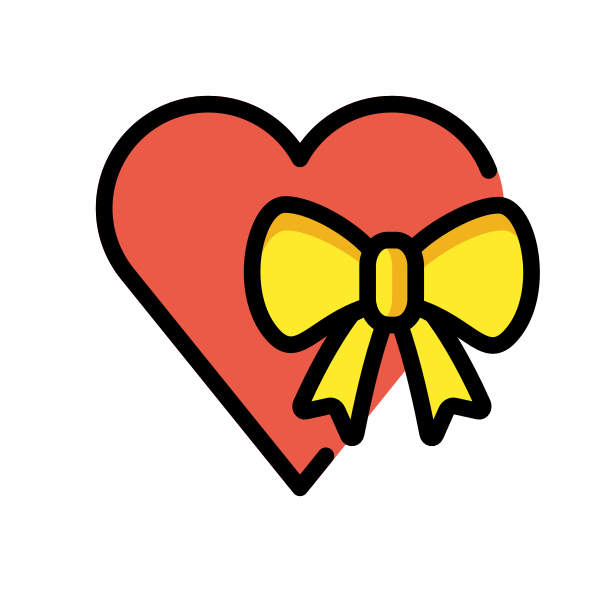 Heart With Ribbon Svg File