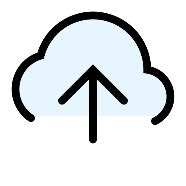 Cloud Upload Svg File