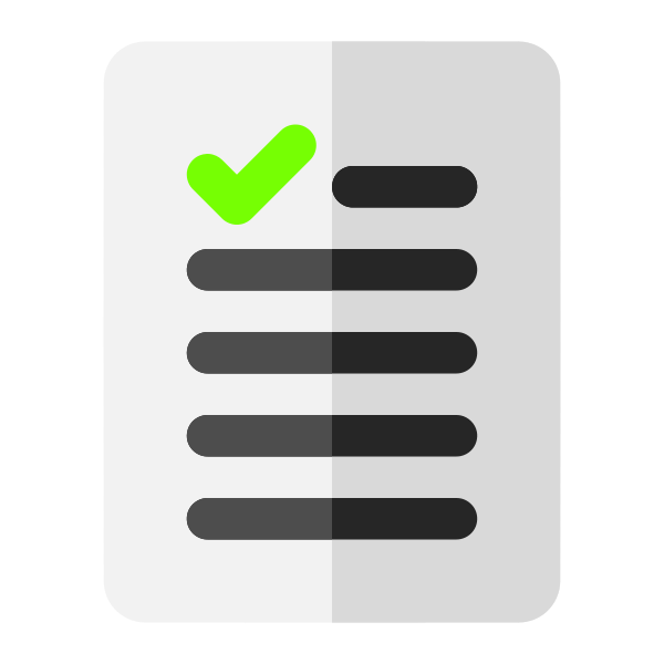 Checklist Document File Svg File