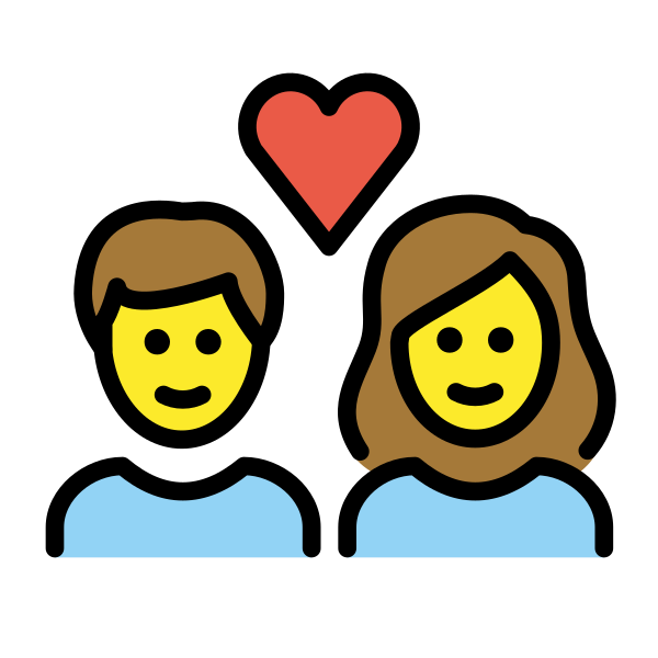 Couple With Heart Svg File