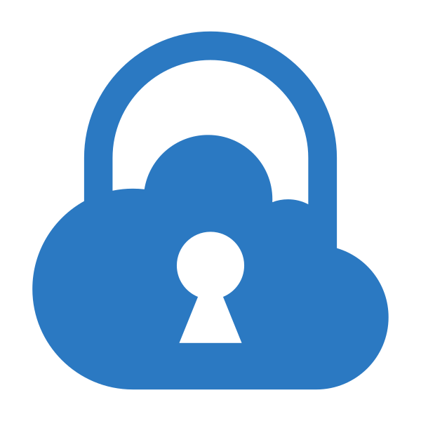 Cloud Lock Protect 2 Svg File