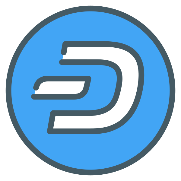 Dash Cryptocurrency Coin Svg File