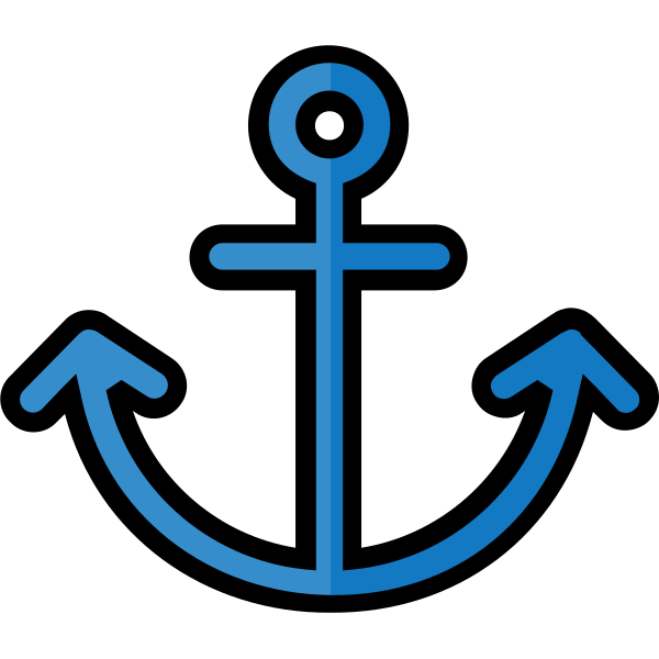 Anchor Filled Heavy Svg File