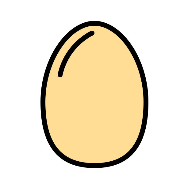 Animal Domestic Egg 2 Svg File