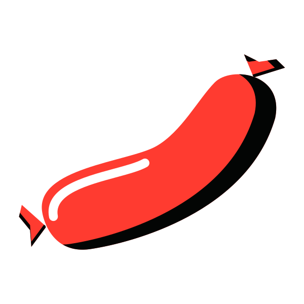 Ham Sausage Svg File