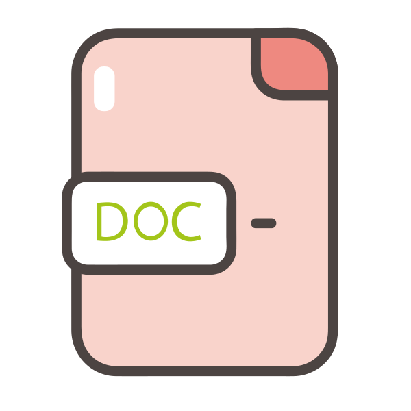 documents DOC Svg File