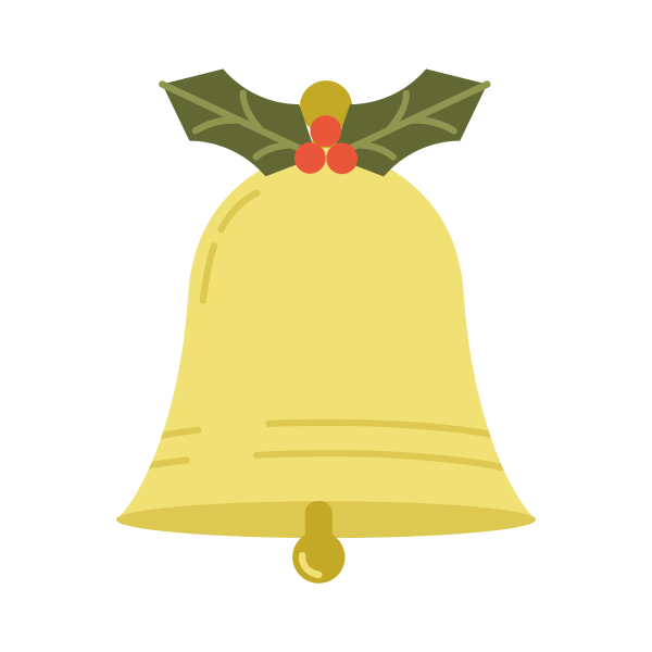 Bell Christmas Eve Svg File