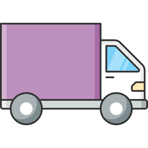Delivery Truck Shipping Transport Svg File