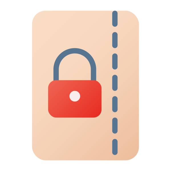 Data Document File Folder Lock Password Svg File