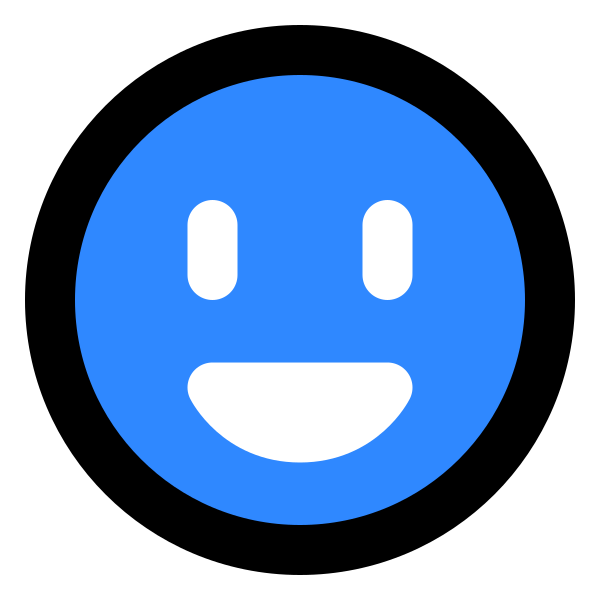 Grinning Face With Open Mouth SVG File