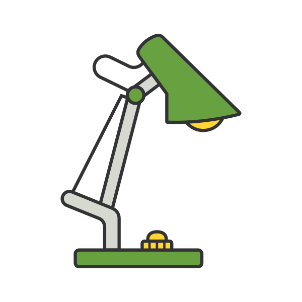Desk Lamp SVG File Svg File