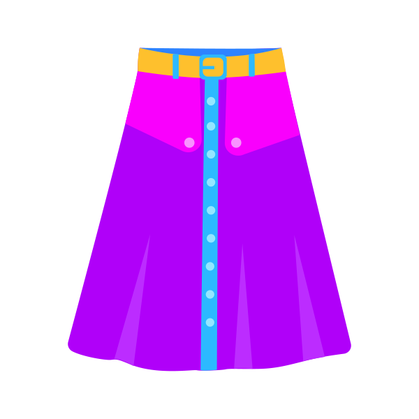 太平鸟女神节服装系列休闲裙 Svg File