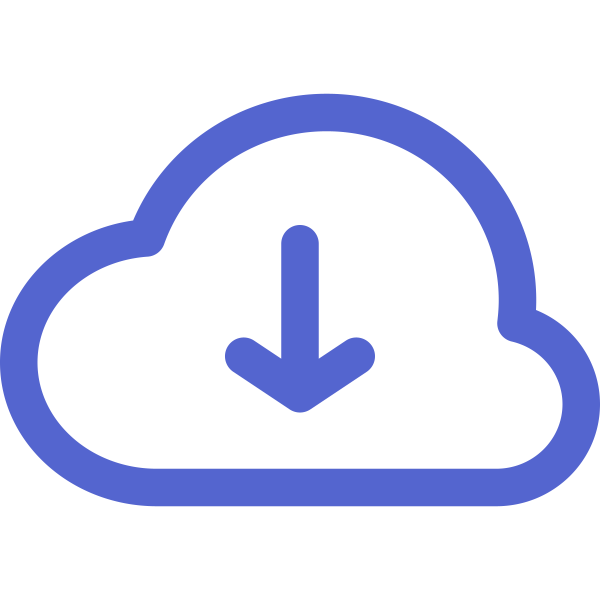 Sharp Icons Cloud Download Svg File