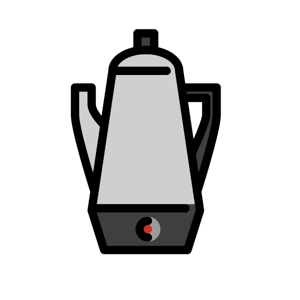Electric Coffee Percolator Svg File