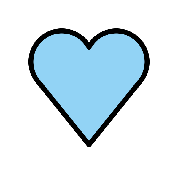 Blue Heart Svg File