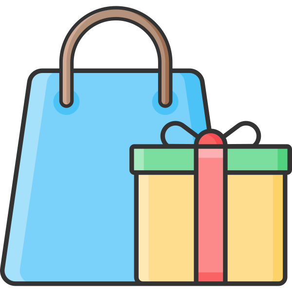 Shopping Gift Online Svg File