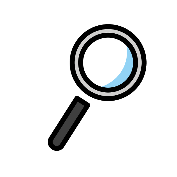 Magnifying Glass Tilted Right Svg File