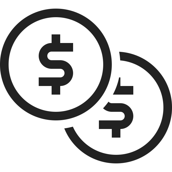 Coins Dollar Money Currency Finance Payment Svg File