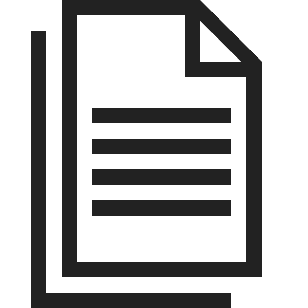 Document Double File Archive Folder Svg File