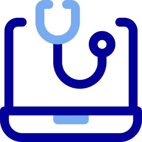Consultation Consulting Laptop Doctor Healthy Medical Care Svg File