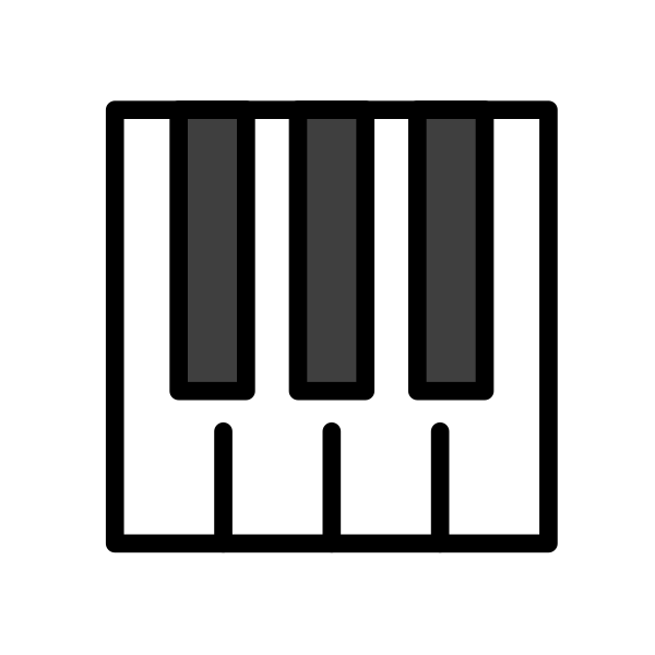 Musical Keyboard Svg File
