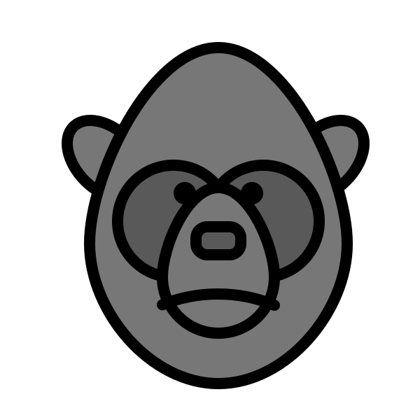 Animal Domestic Orangoutang Svg File