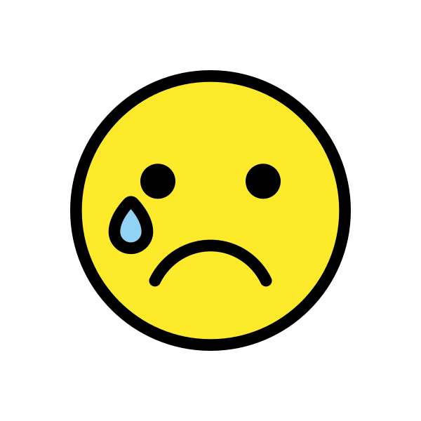 Crying Face Svg File