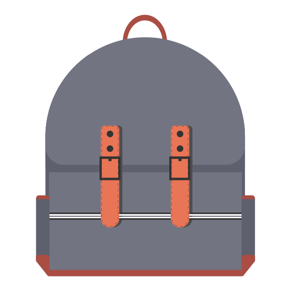 Backpack Knapsack School Svg File