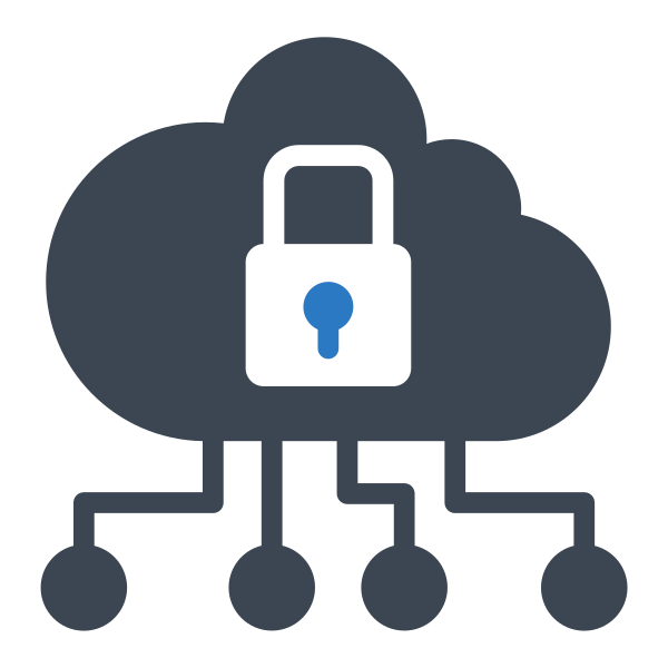 Cloud Lock Protect 3 Svg File