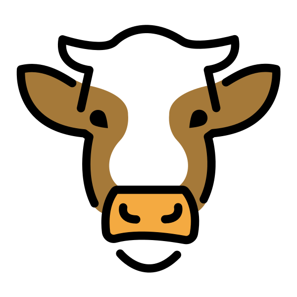 Cow Face Svg File