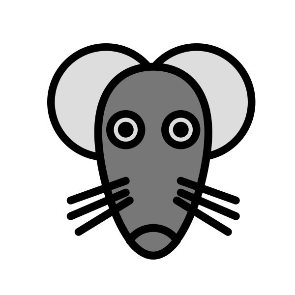 Animal Domestic Mouse2 Svg File