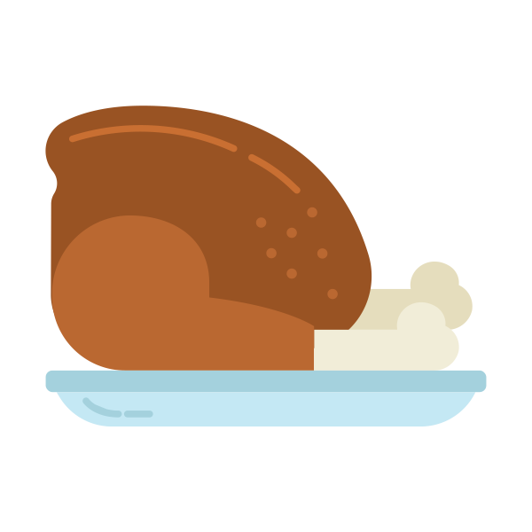 Christmas Dinner Food Svg File