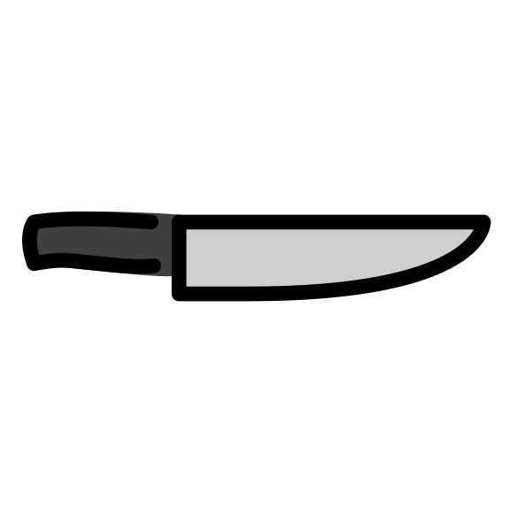 Kitchen Knife Svg File