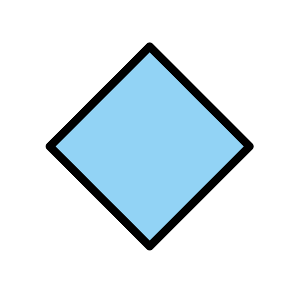 Large Blue Diamond Svg File