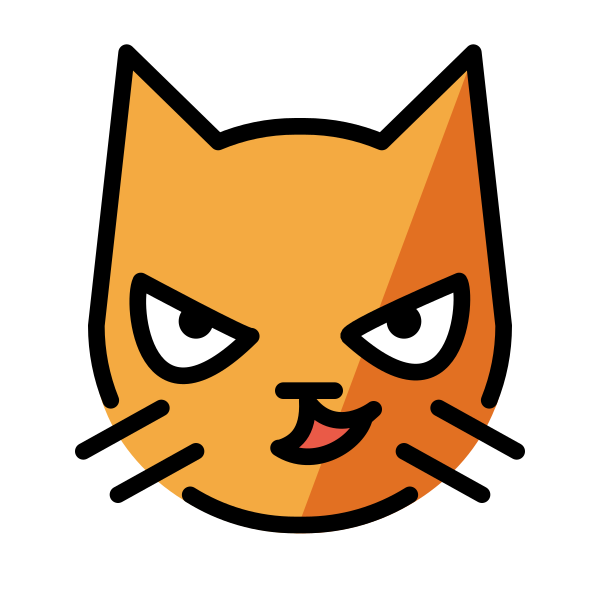 Cat With Wry Smile Svg File