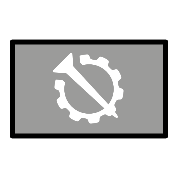 Nail And Gear Flag Svg File