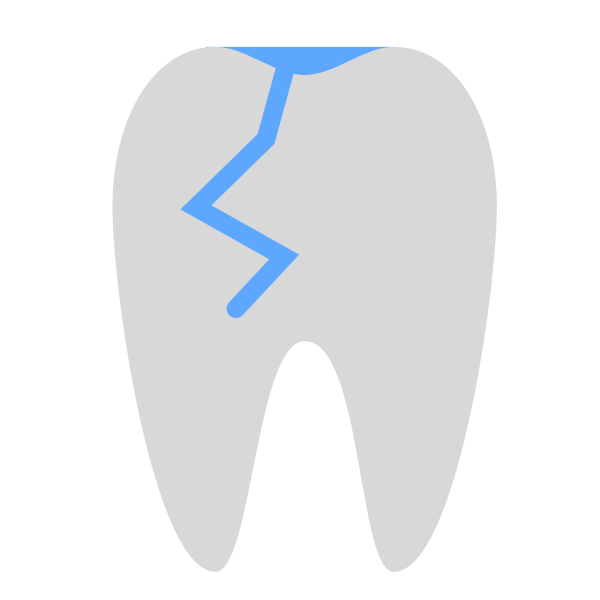 Tooth Cracked Svg File