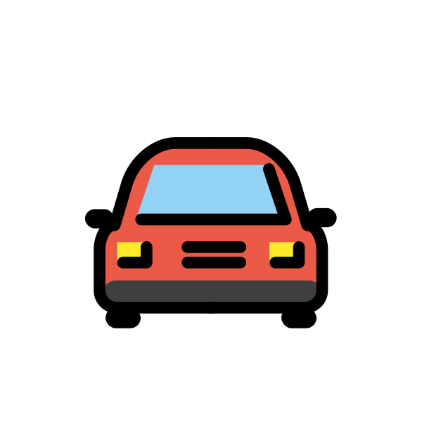 Oncoming Automobile Svg File